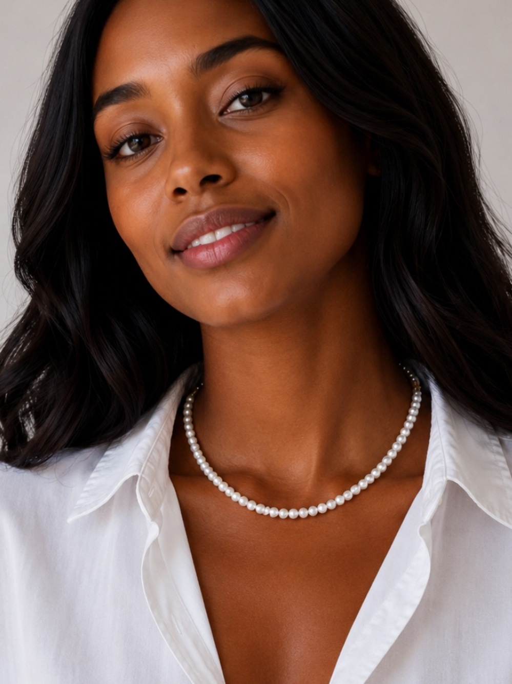 New! Preppy Classic Pearl Bead Necklace NWOT 5024